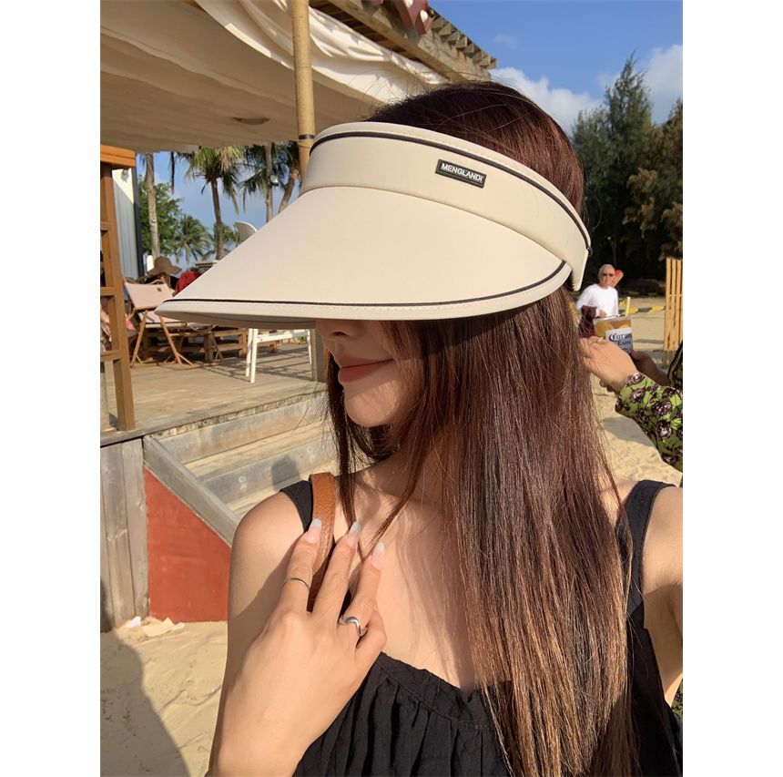 Contrast Sun Trim Hat