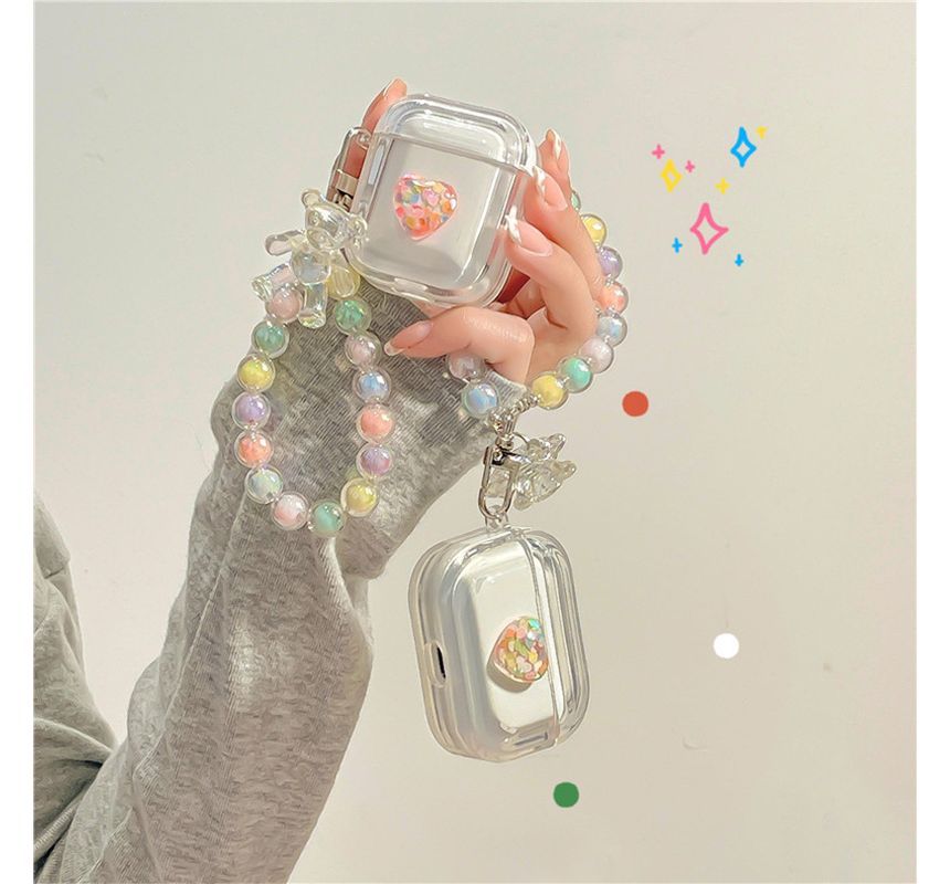 Earphone Pro AirPods Heart Skin / Bear Case