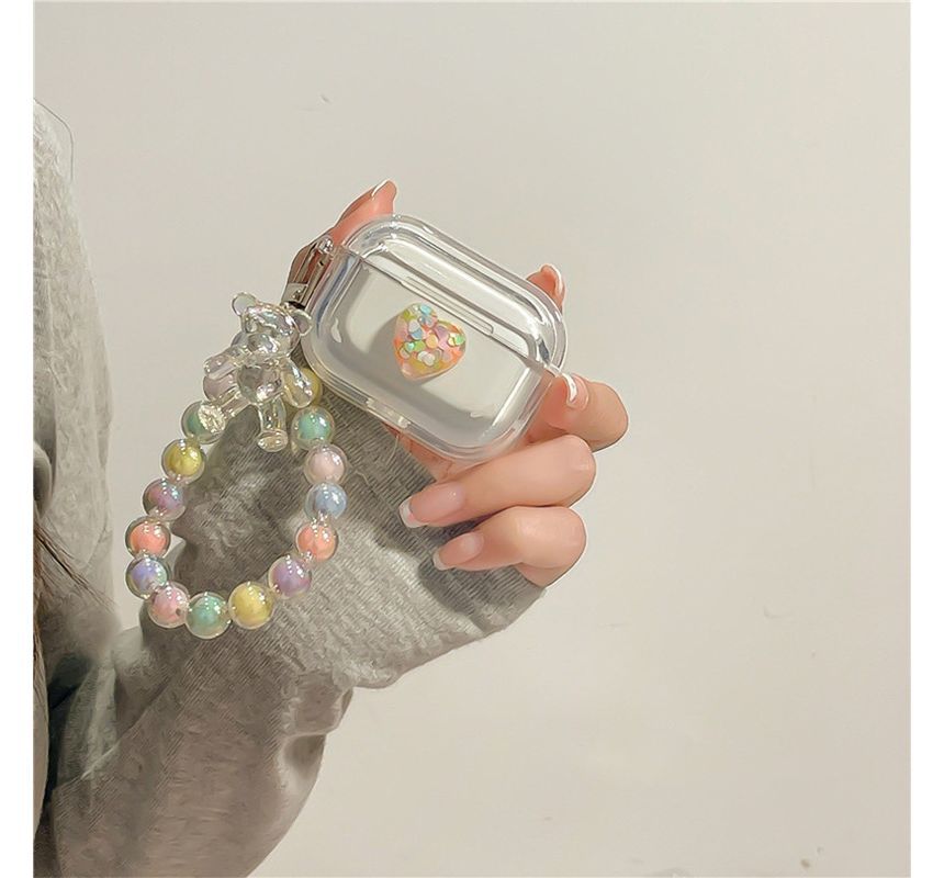 Earphone Pro AirPods Heart Skin / Bear Case