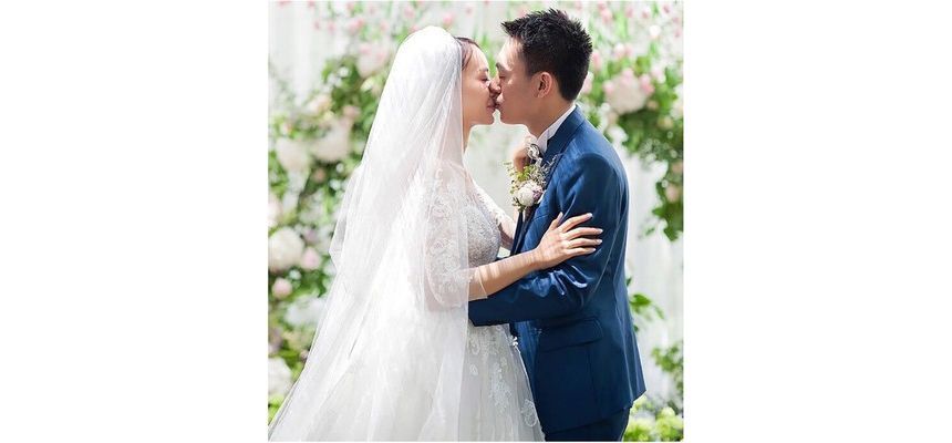 Wedding A-Line 3/4-Sleeve Lace Gown