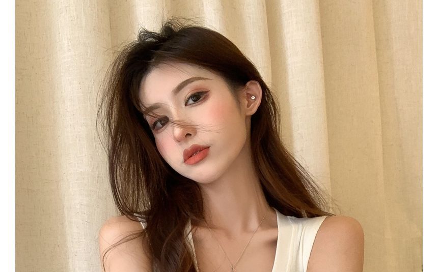 Top Scoop Tank Plain Neck