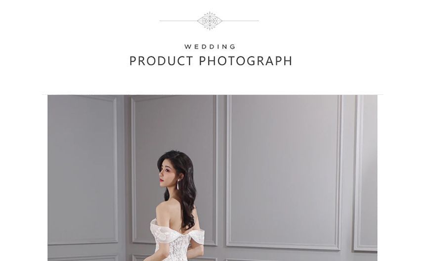 Lace Floral Mermaid Gown Wedding