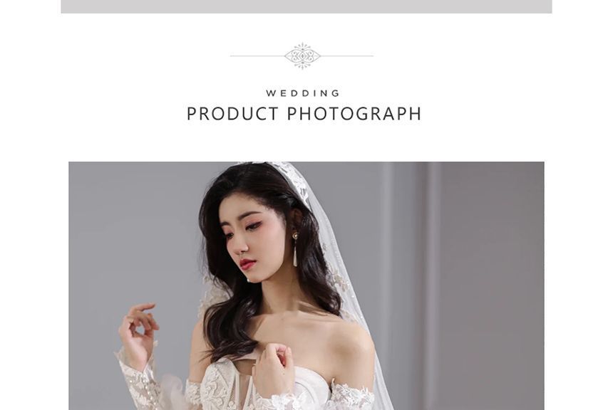 Lace Floral Mermaid Gown Wedding