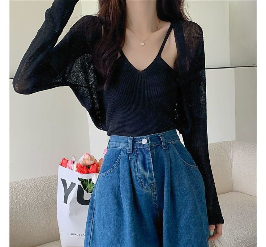 Bolero Cardigan Plain