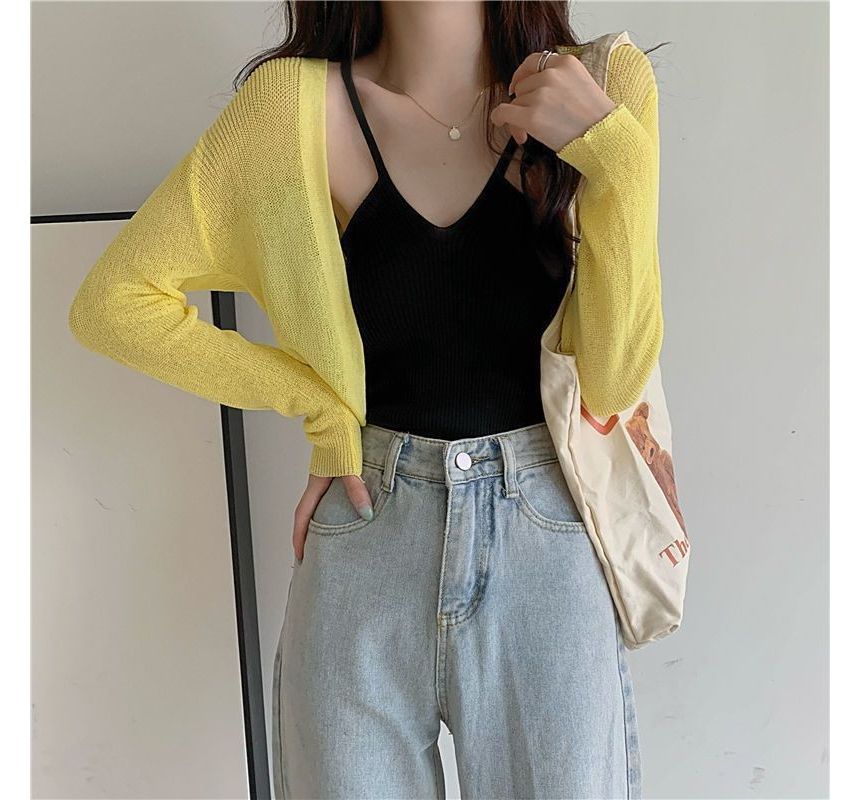 Bolero Cardigan Plain