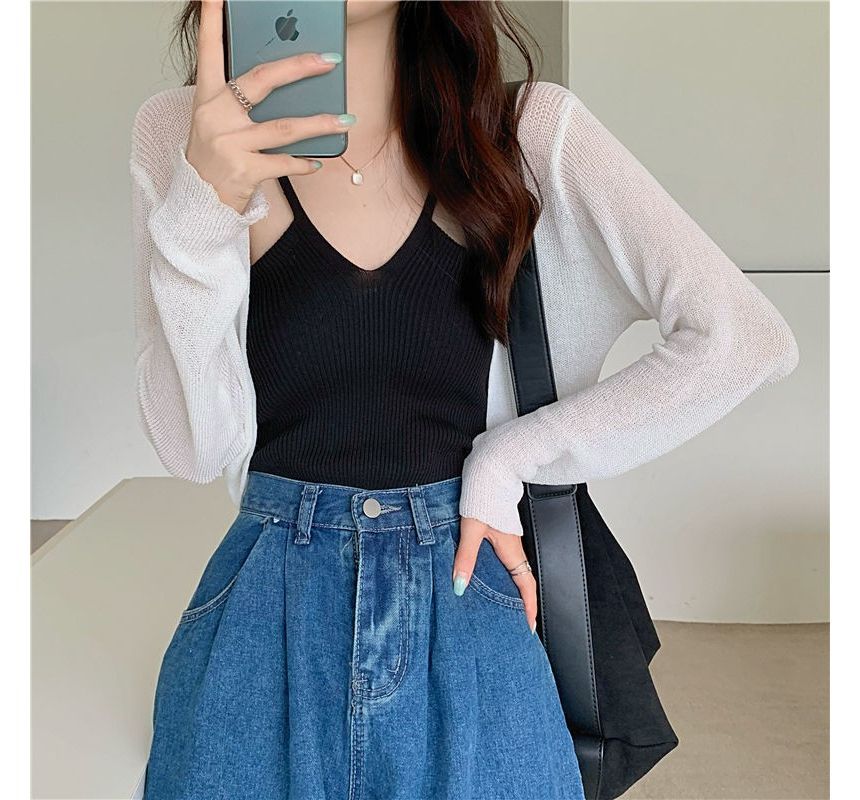 Bolero Cardigan Plain