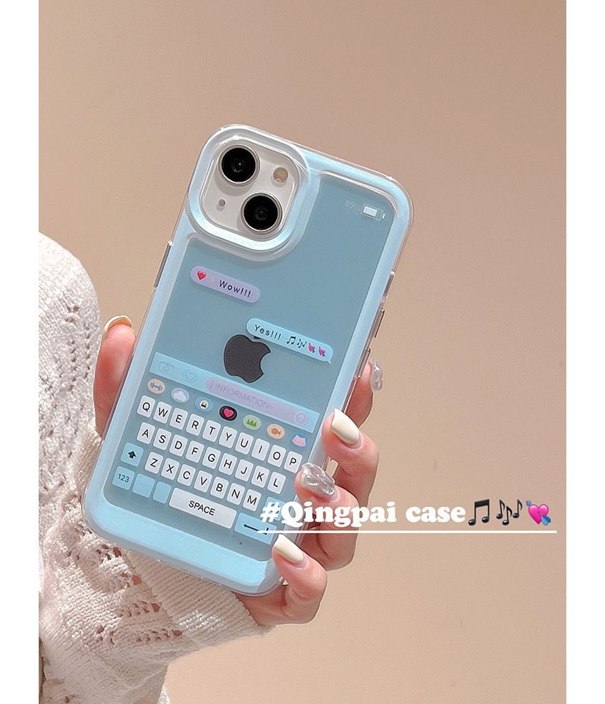 Phone Keyboard Case Print