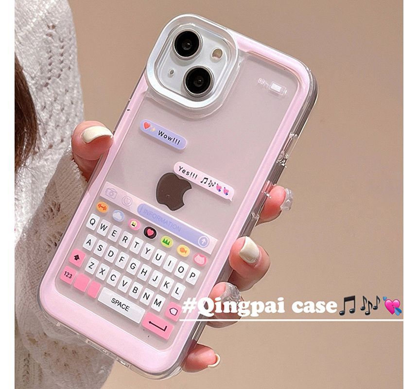 Phone Keyboard Case Print