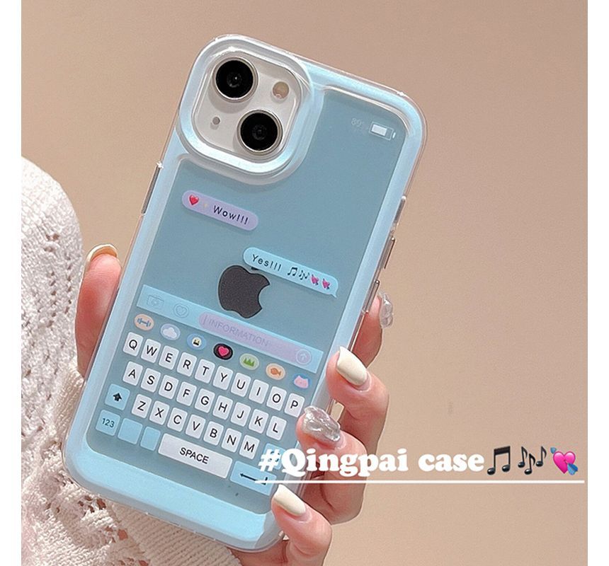 Phone Keyboard Case Print