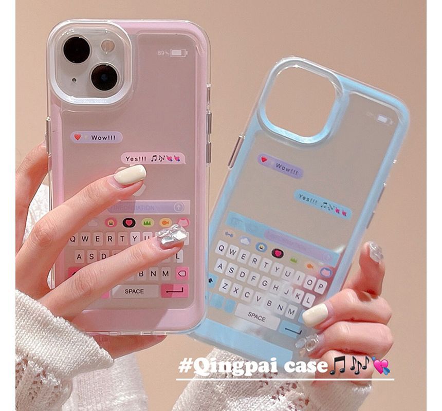 Phone Keyboard Case Print