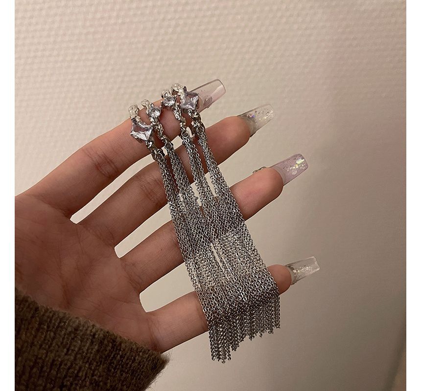Alloy Cuff Earring Fringed