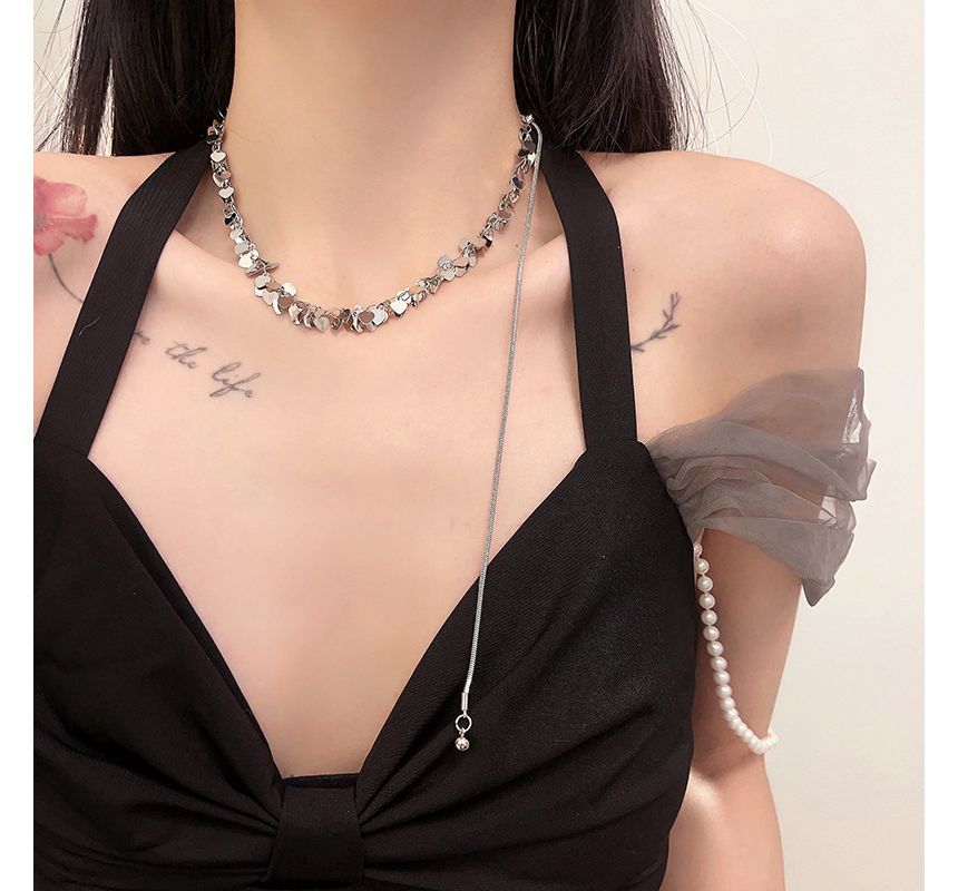 Alloy Heart Choker
