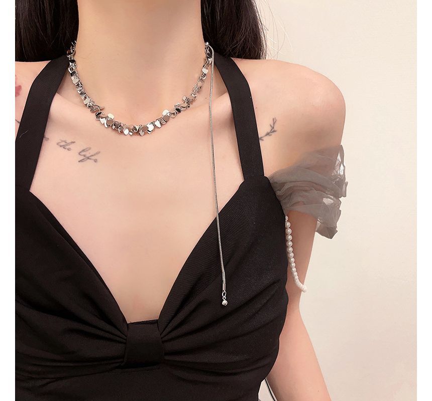 Alloy Heart Choker
