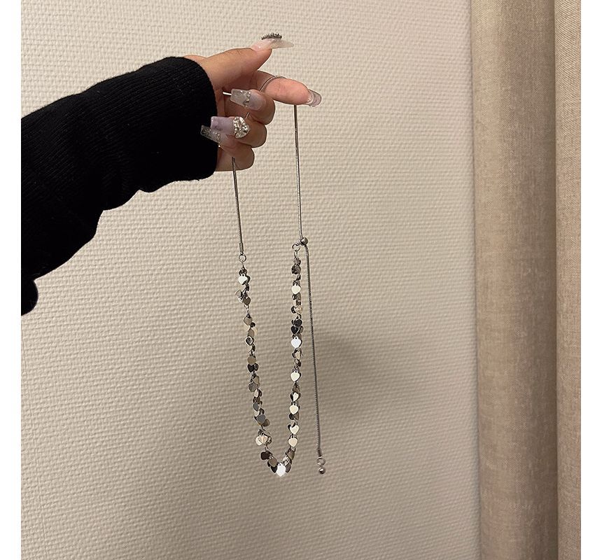 Alloy Heart Choker