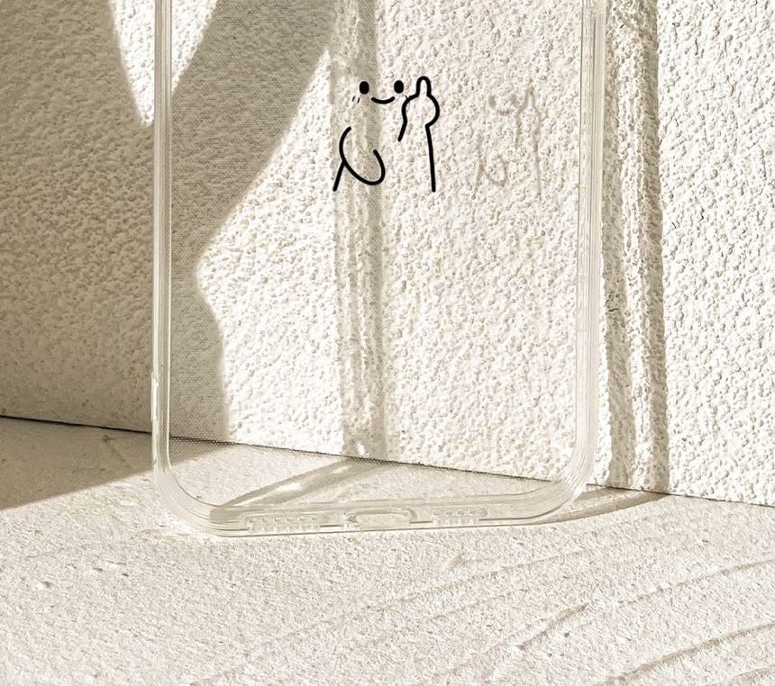 Transparent Phone Case Cartoon