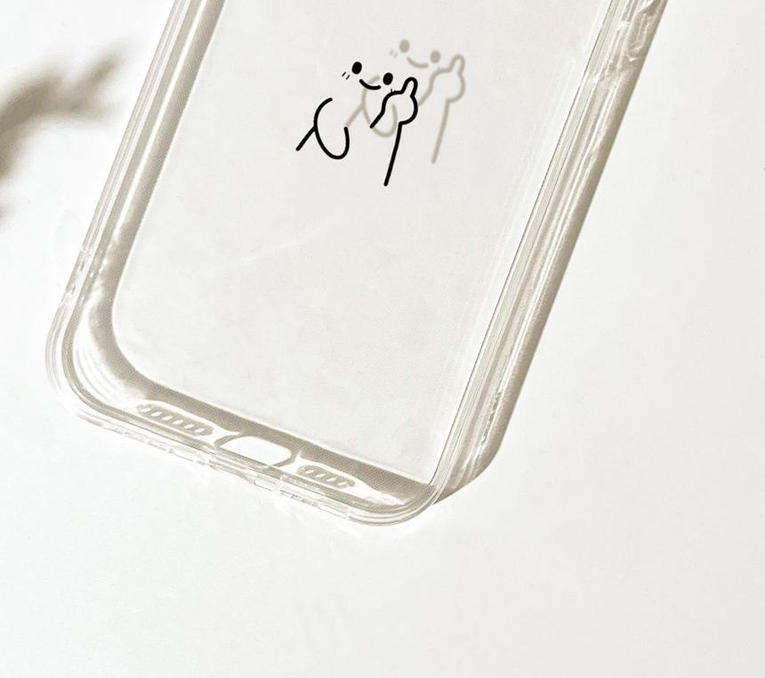 Transparent Phone Case Cartoon