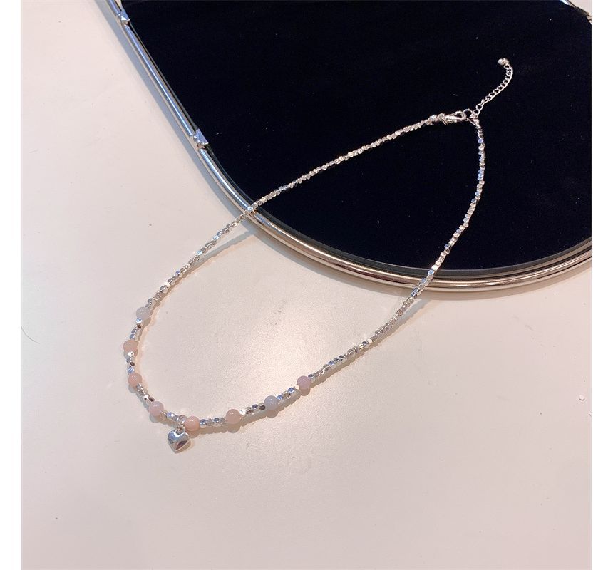 Faux Choker Alloy Gemstone