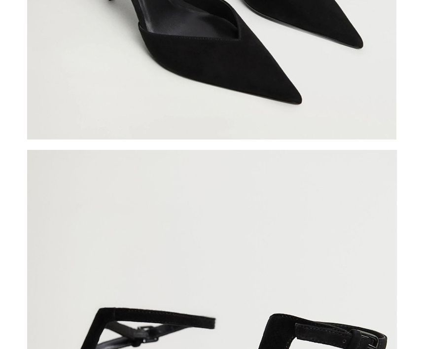 Pumps Plain High-Heel Pointed D'Orsay
