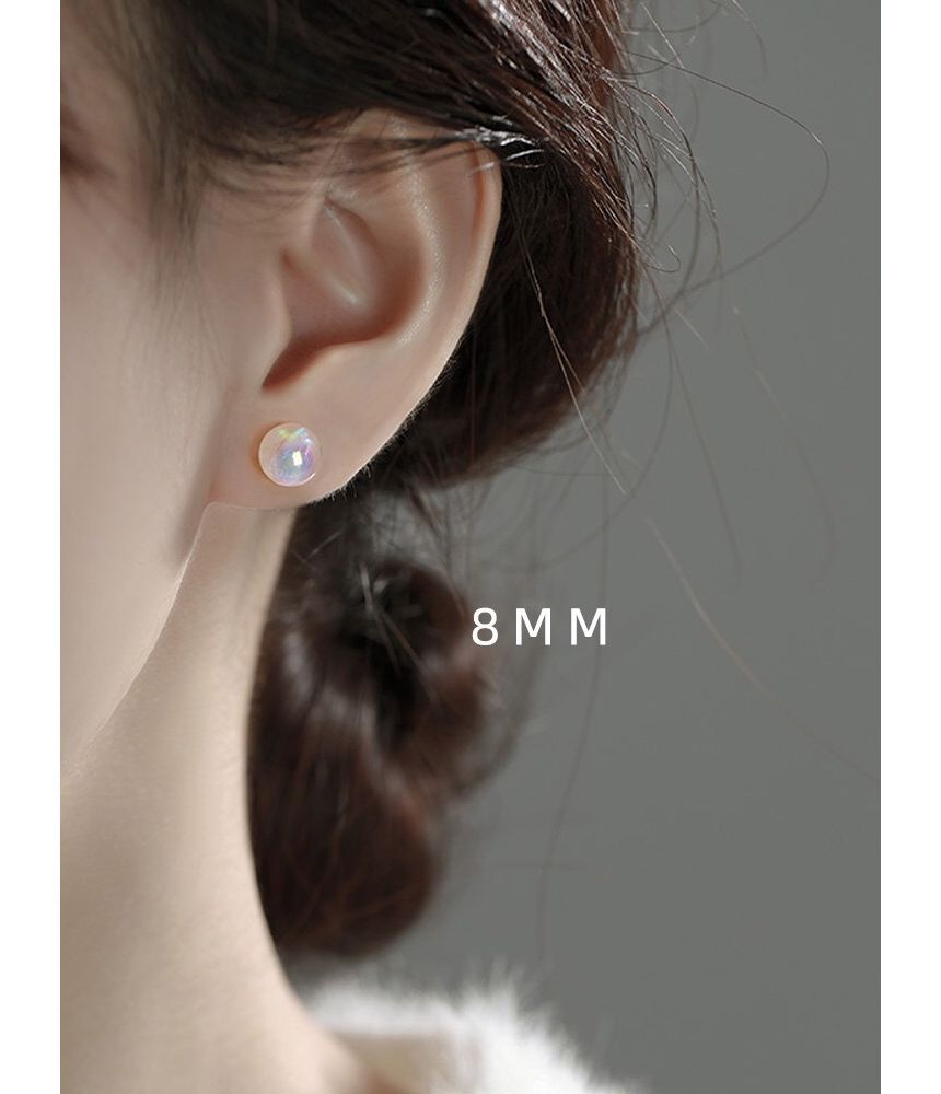Earring / Pearl Stud Faux Clip-On