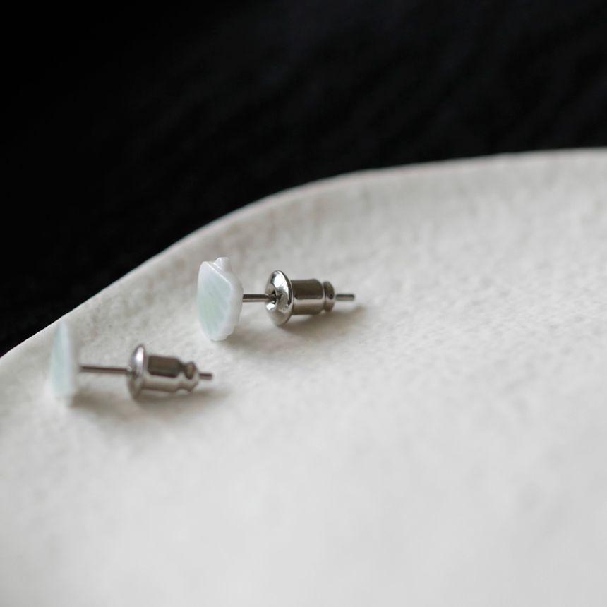 Sterling Shell Silver Earring