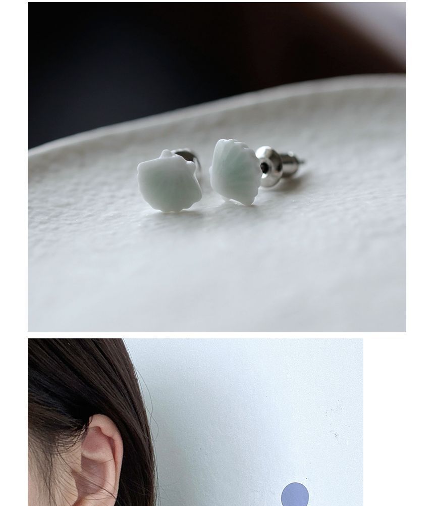 Sterling Shell Silver Earring