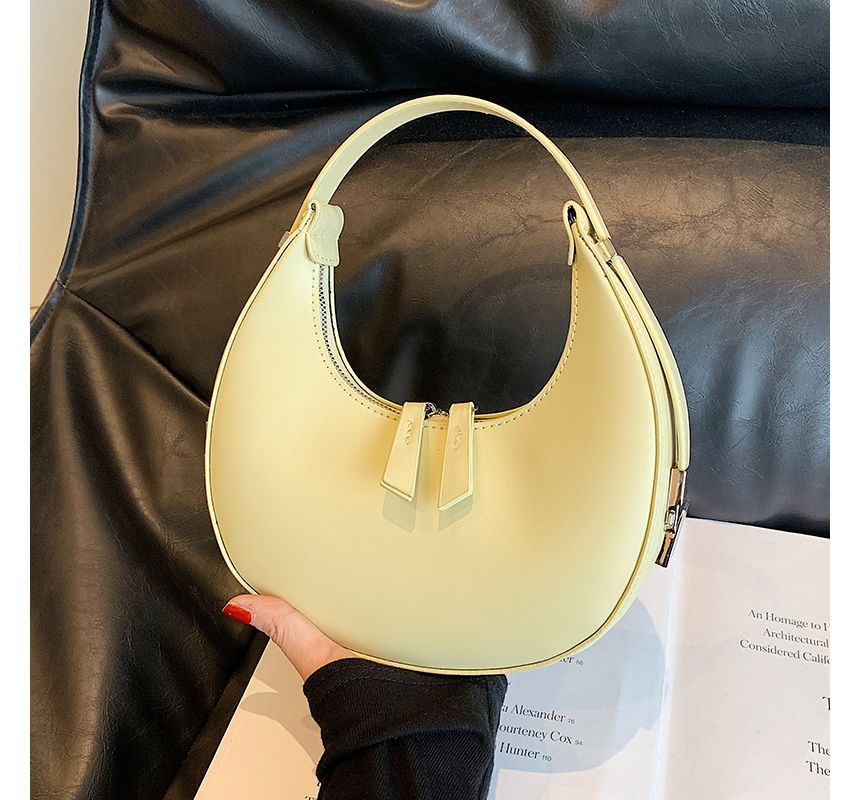 Faux Leather Bag Zip Shoulder