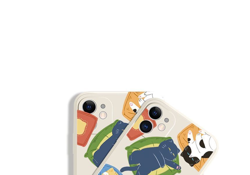 Phone Case Cat Sleeping Print