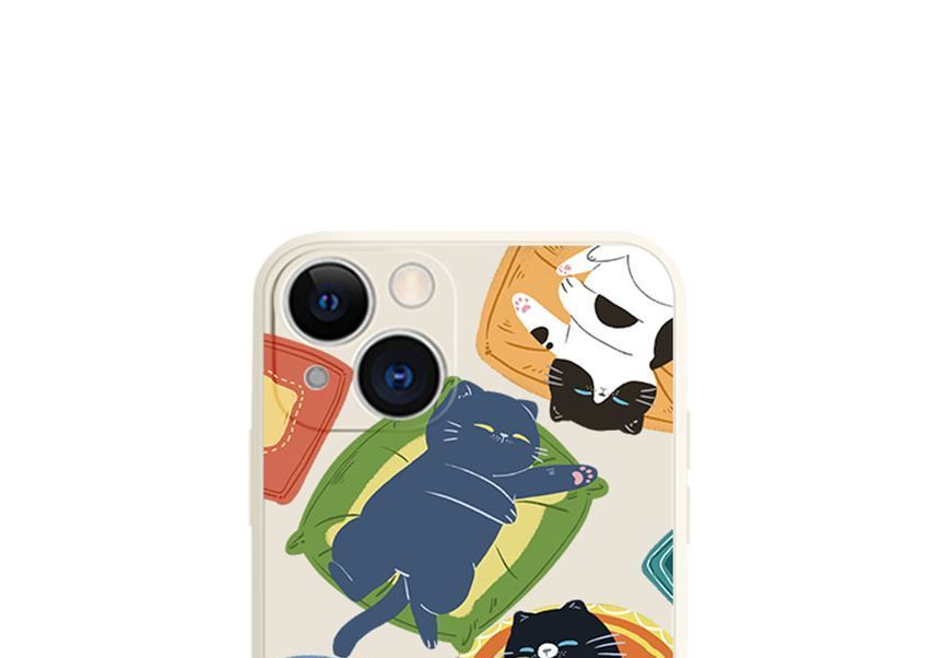 Phone Case Cat Sleeping Print