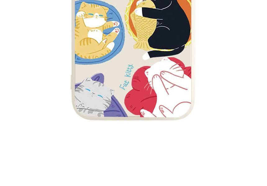 Phone Case Cat Sleeping Print