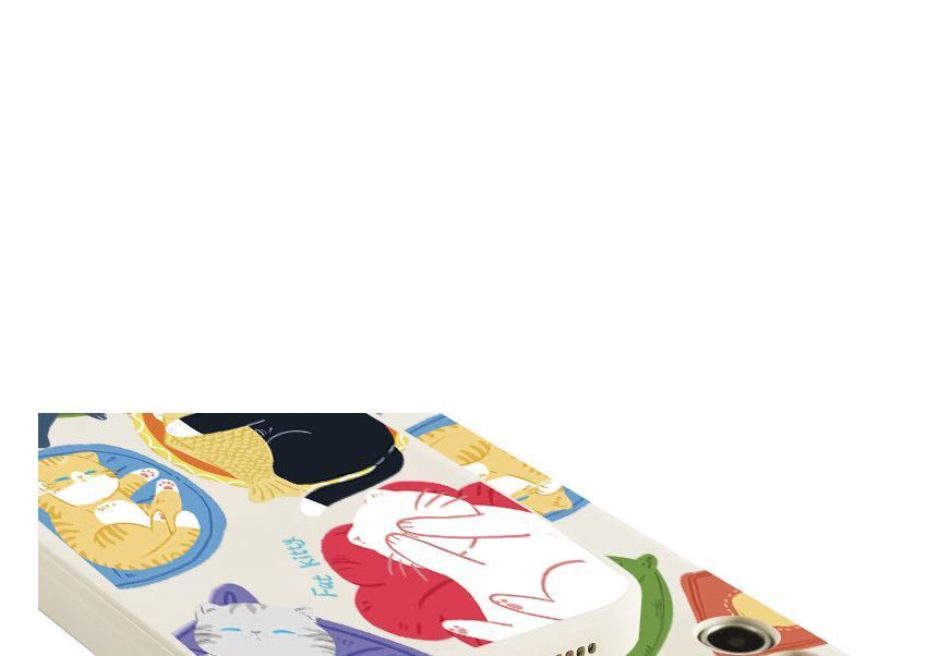 Phone Case Cat Sleeping Print