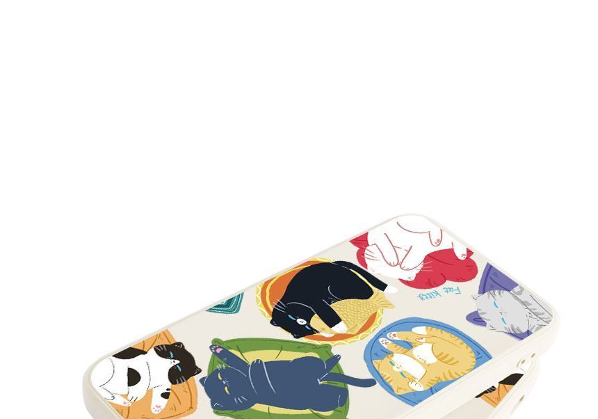 Phone Case Cat Sleeping Print