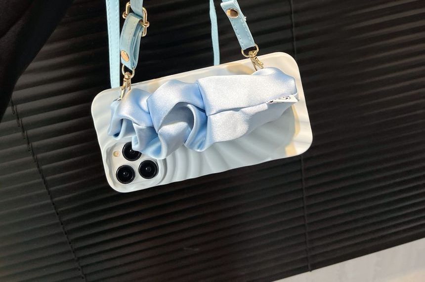 Fabric Phone Shirred Case Strap