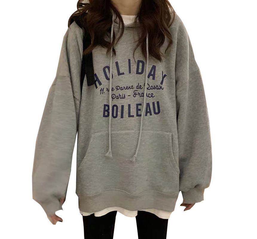 Hoodie Oversized Lettering