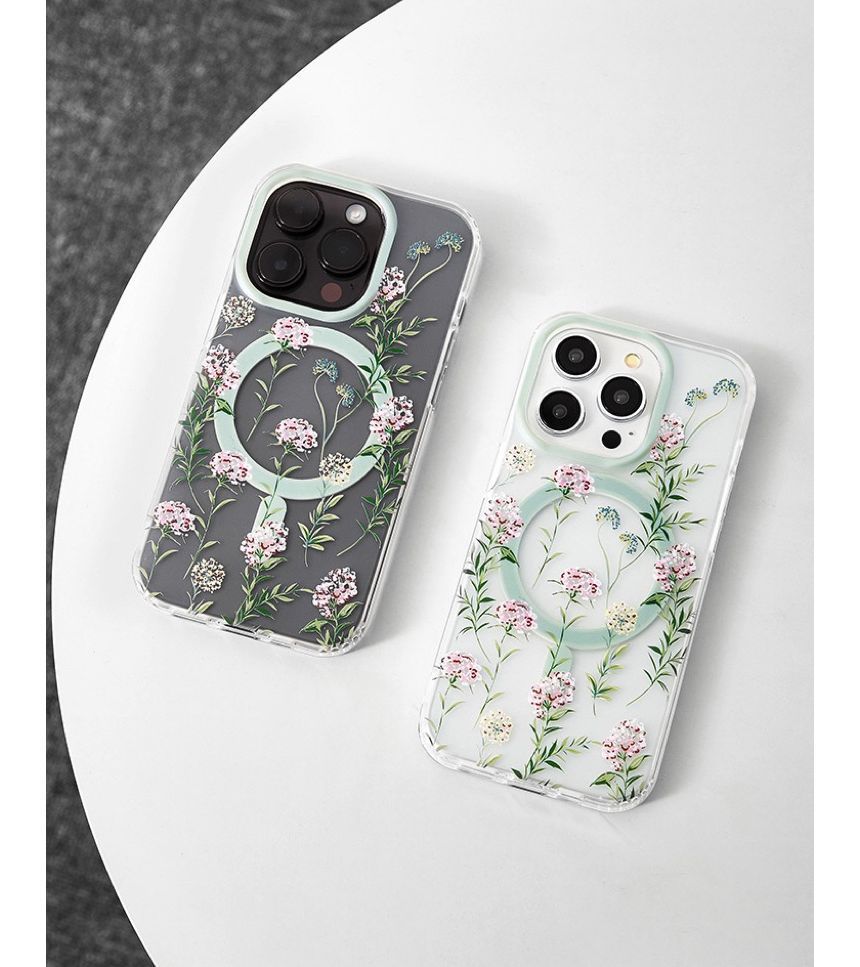 Case Floral Phone MagSafe