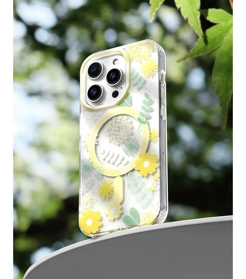 Case Floral Phone MagSafe