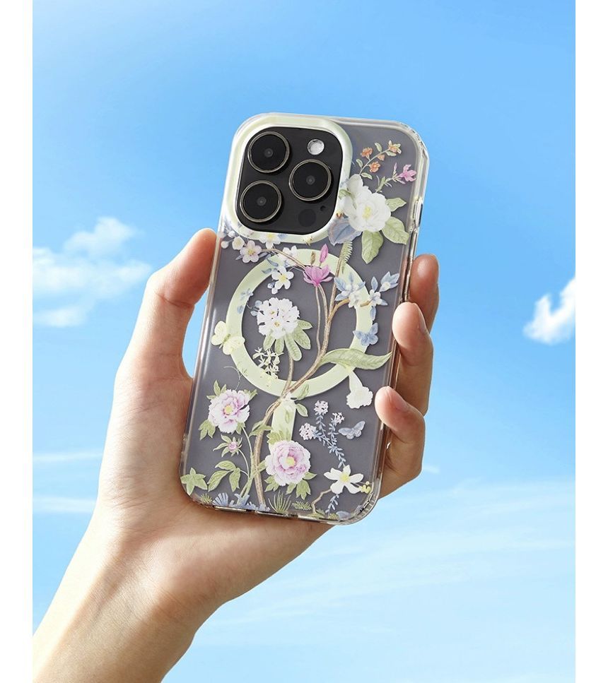 Case Floral Phone MagSafe