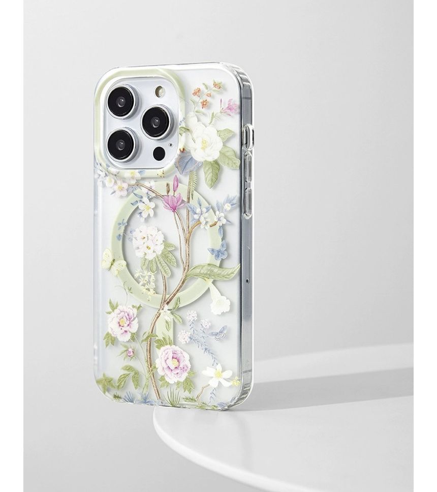 Case Floral Phone MagSafe