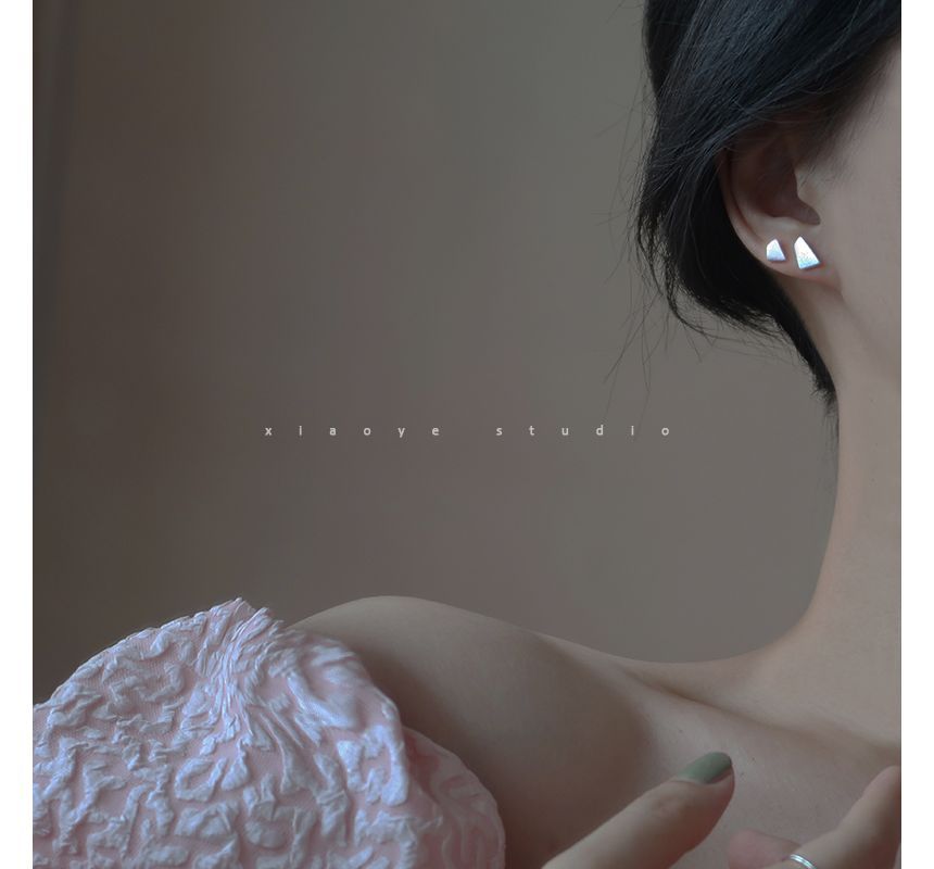 Silver Earring Sterling Geometric