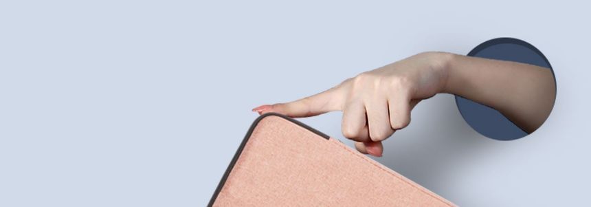 Plain Set Bag Laptop Accessory Sleeve / (various designs)