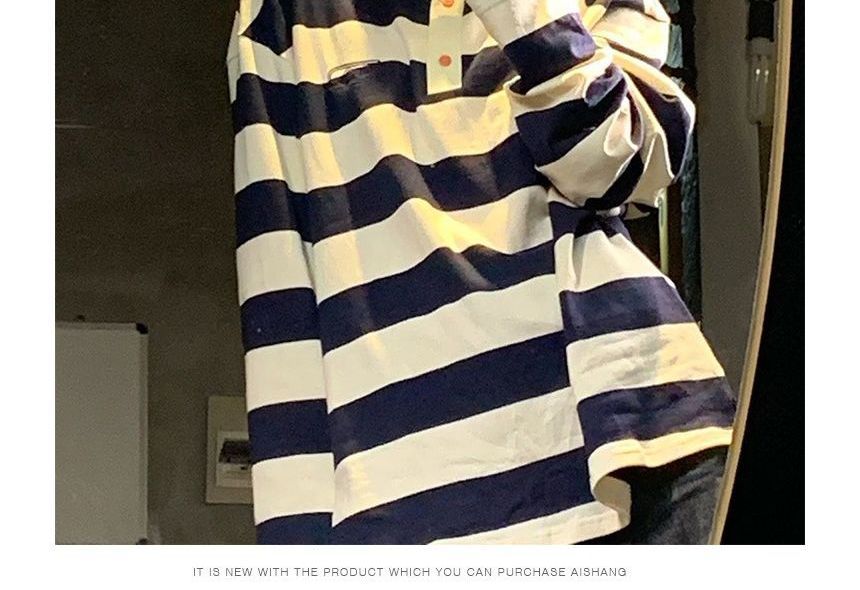 Polo Striped Shirt Long-Sleeve