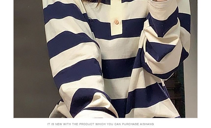 Polo Striped Shirt Long-Sleeve
