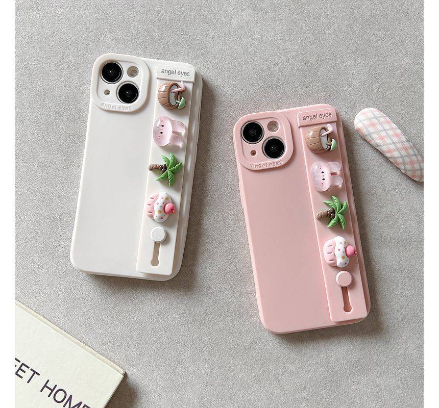 Phone Cartoon Case Strap Hand