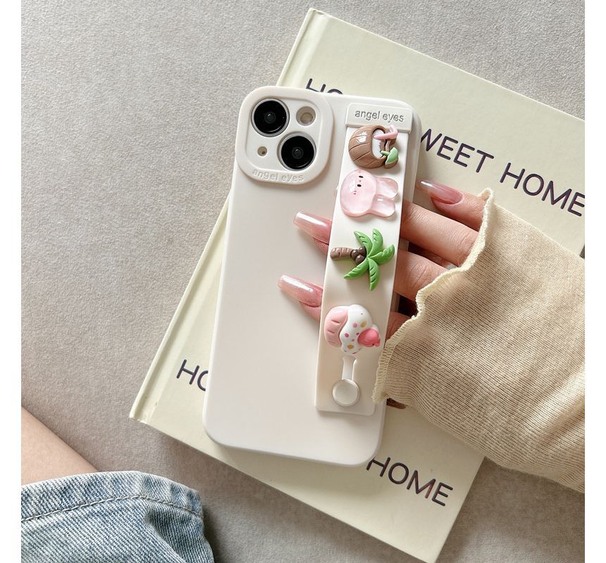 Phone Cartoon Case Strap Hand