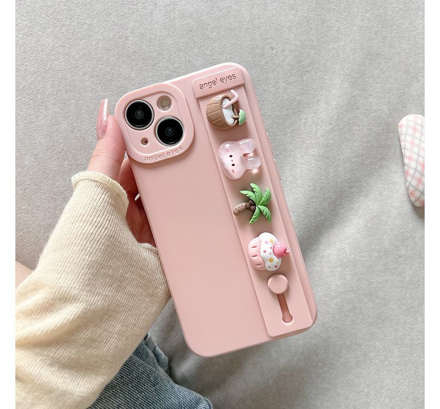 Phone Cartoon Case Strap Hand
