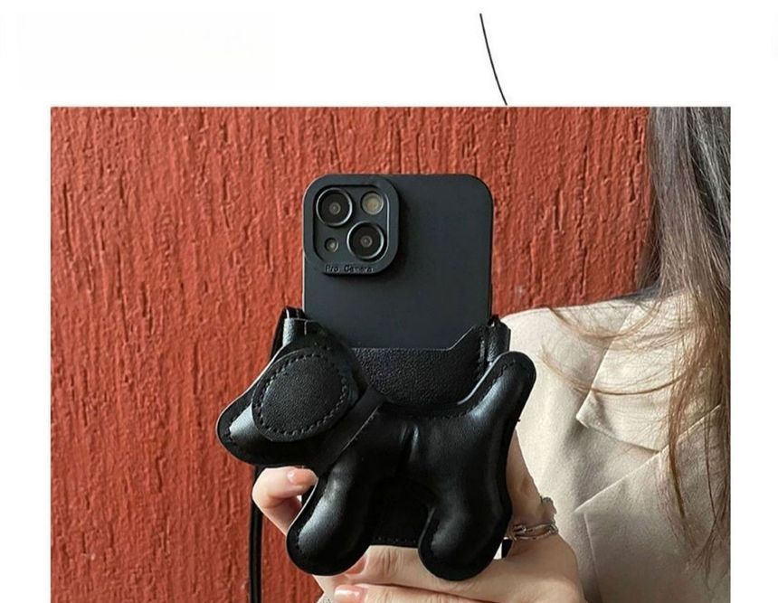 Dog Holder Card Phone Case