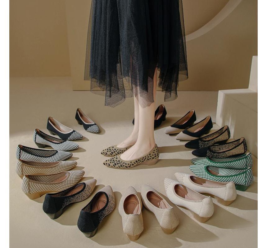 Wedge Pointed Pumps