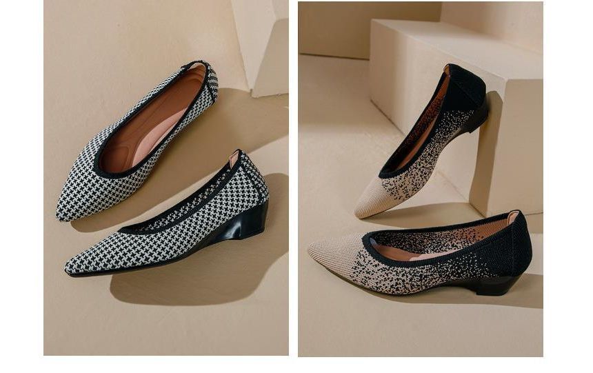 Wedge Pointed Pumps