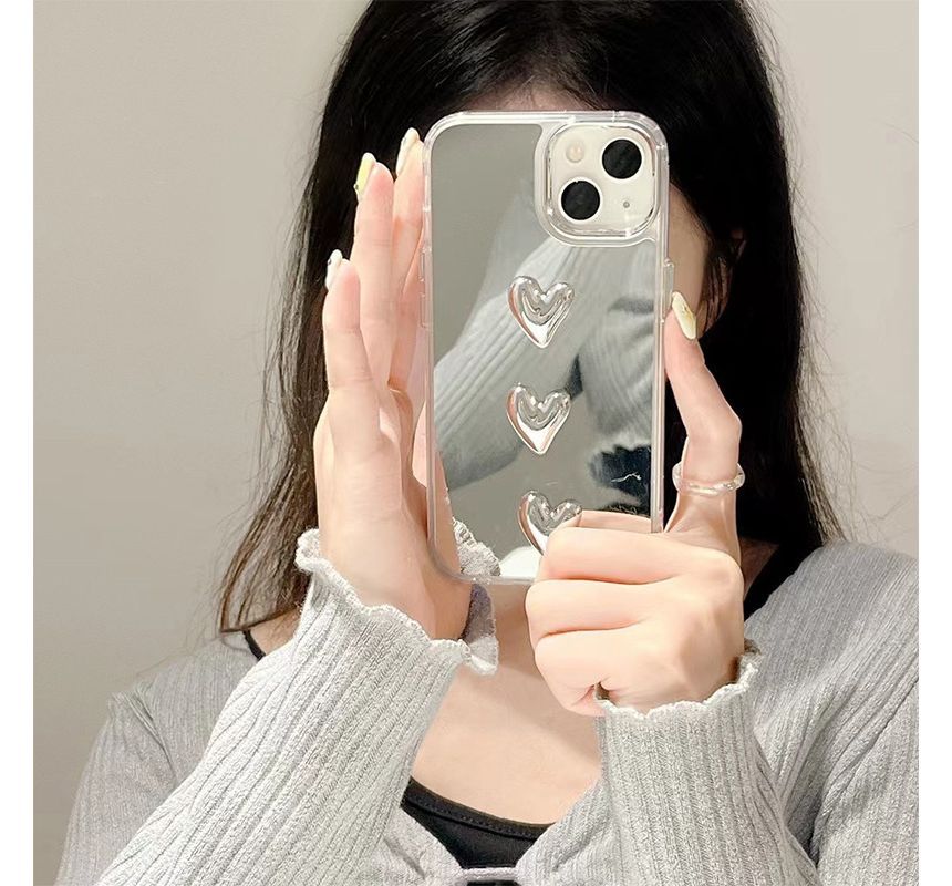 Heart Phone Case Mirrored