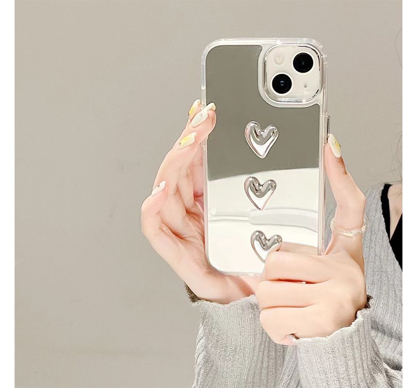 Heart Phone Case Mirrored