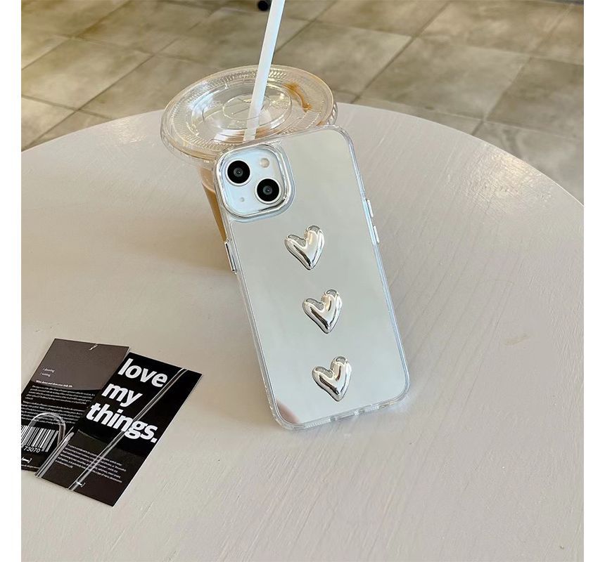 Heart Phone Case Mirrored